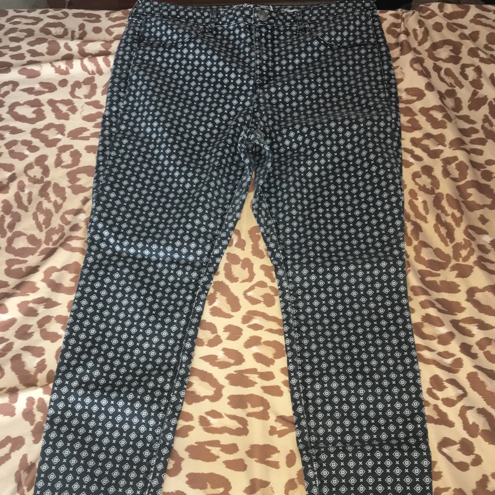 Patterned Dress Pants